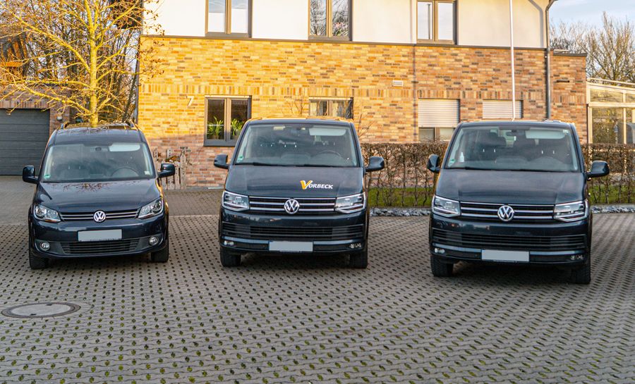 Unser Fuhrpark - 3 Wägen stehen bereit